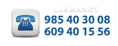 Llámanos 985 40 30 08 - 609 40 15 56